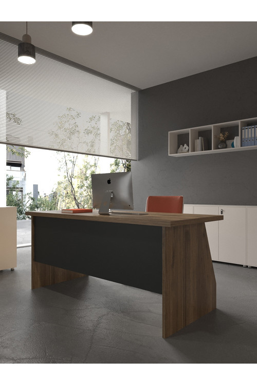 Karnaval Ofis Masası - OFİS-2-2-4-160X60 Ceviz - Antrasit