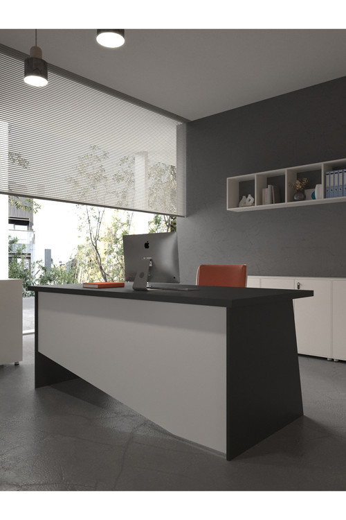Karnaval Ofis Masası - OFİS-7-4-1-180X90 Beyaz - Beyaz