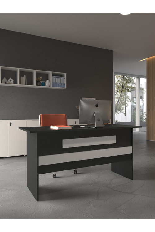 Karnaval Ofis Masası - OFİS-8-4-1-120X75 Beyaz - Beyaz