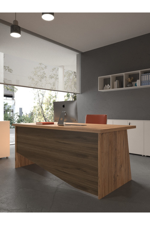 Karnaval Ofis Masası - OFİS-7-6-2-180X60 Beyaz - Ceviz