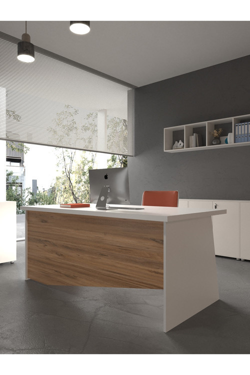 Karnaval Ofis Masası - OFİS-5-1-6-180X90 Beyaz - Çam
