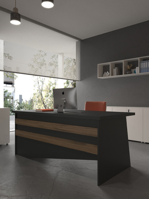 Karnaval Ofis Masası - OFİS-4-4-2-160X90 Beyaz - Ceviz