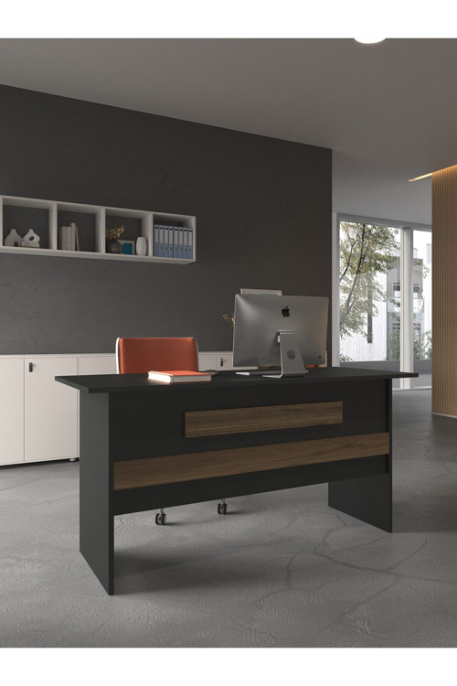 Karnaval Ofis Masası - OFİS-8-4-2-160X60 Beyaz - Ceviz
