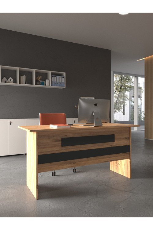 Karnaval Ofis Masası - OFİS-8-6-4-140X75 Beyaz - Antrasit