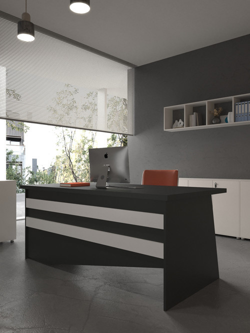 Karnaval Ofis Masası - OFİS-4-4-1-180X60 Beyaz - Beyaz