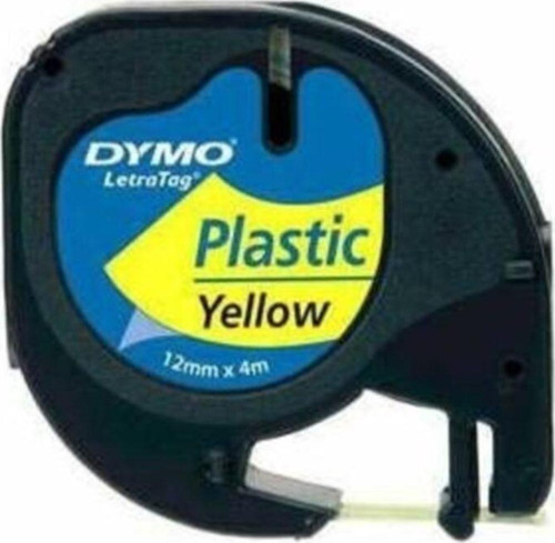 Letratag Plastik Etiket Sarı 59423