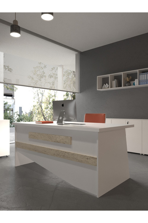 Karnaval Ofis Masası - OFİS-10-1-8-120X90 Beyaz - Travelter