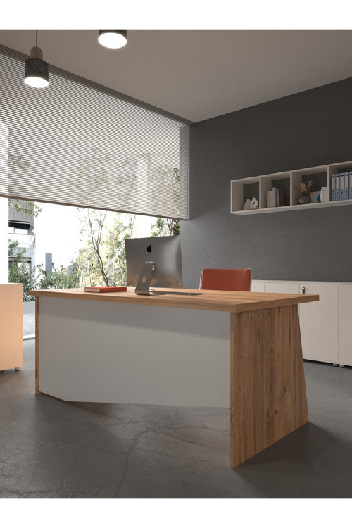 Karnaval Ofis Masası - OFİS-5-6-1-160X60 Beyaz - Beyaz