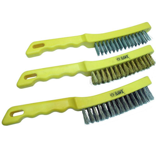 PLASTİK SAPLI EL TİPİ FIRÇA (ÇELİK TELLİ) HAWK10192