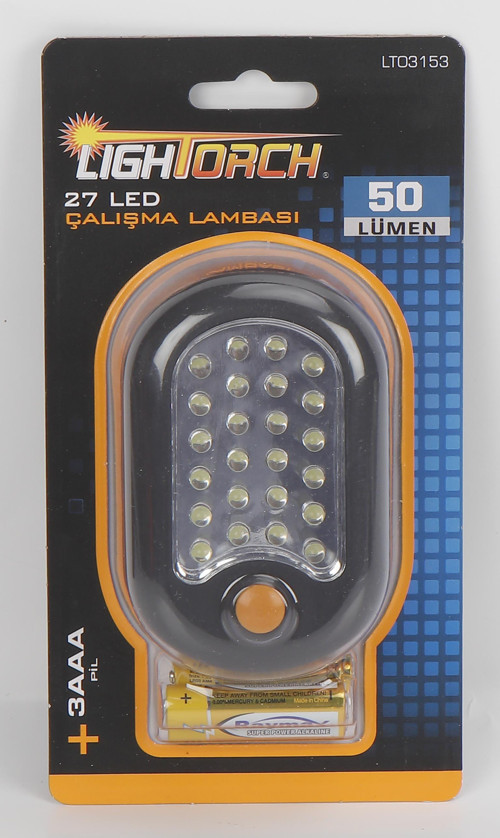 27 LEDLİ ÇALIŞMA LAMBASI VE EL FENERİ LGH03153