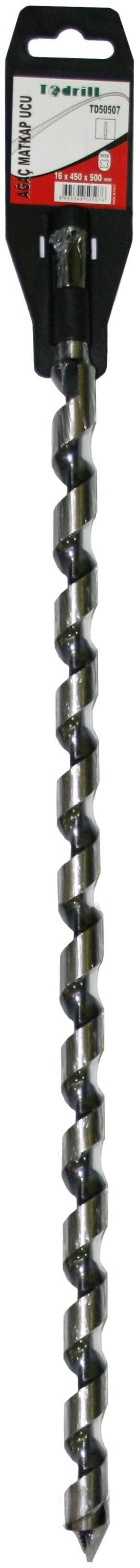 SDS - PLUS AĞAÇ AĞAÇ MATKAP UCU 12x200x250 mm TOD50519