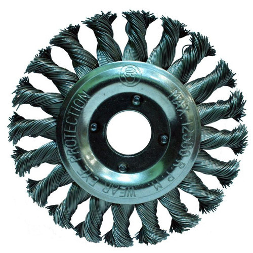GRİ BURMA TELLİ DAİRE FIRÇA 125 mm HAWK10187