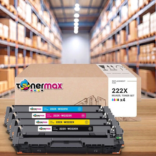 Hp 222X - W2220X Muadil Toner Takım- Çipli / LaserJet Pro 3201 |3204 | 3288 | 3303