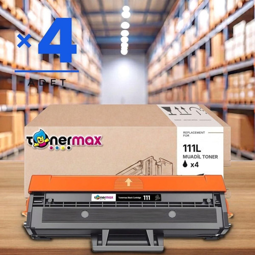 Samsung M2021W Muadil Toner Çipli MLT-D111L 4'lü 1.800 Sayfa