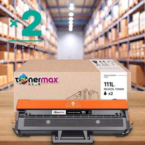 Samsung M2071FW Muadil Toner Çipli MLT-D111L 2'li 1.800 Sayfa