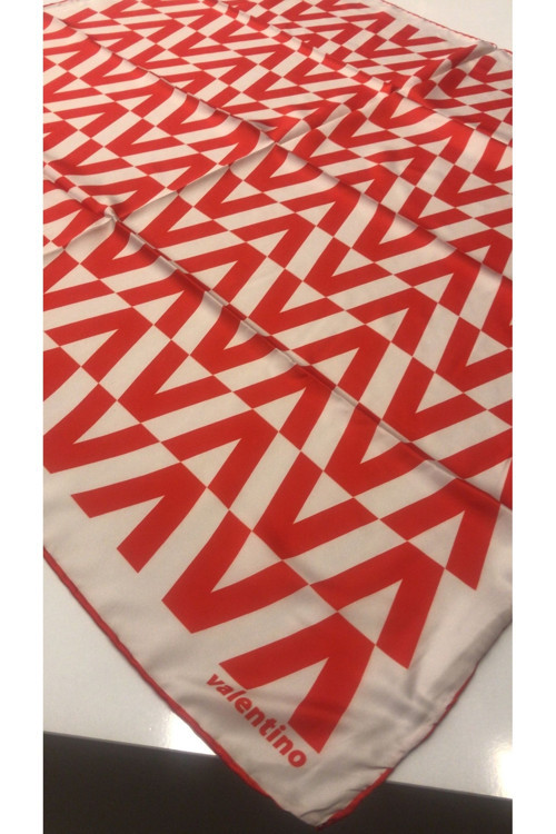 İthal V Desenli Rayon Eşarp 90X90