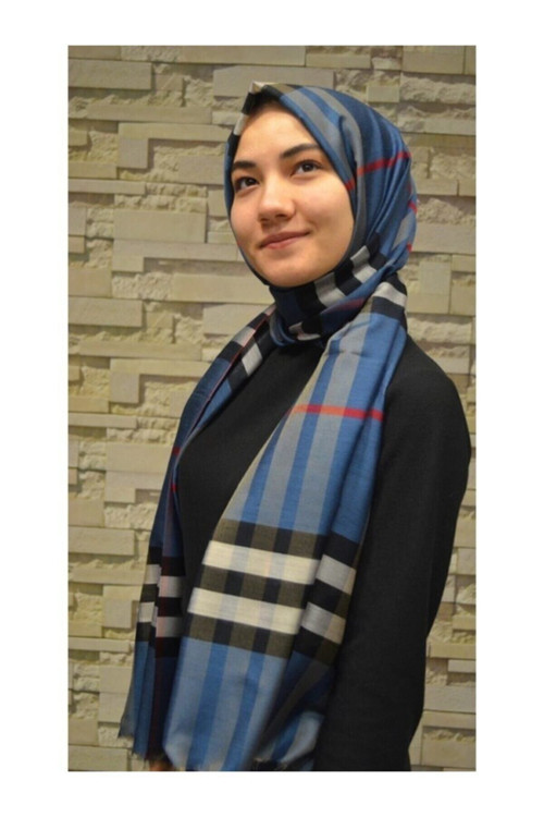 Ekose Ipek Şal