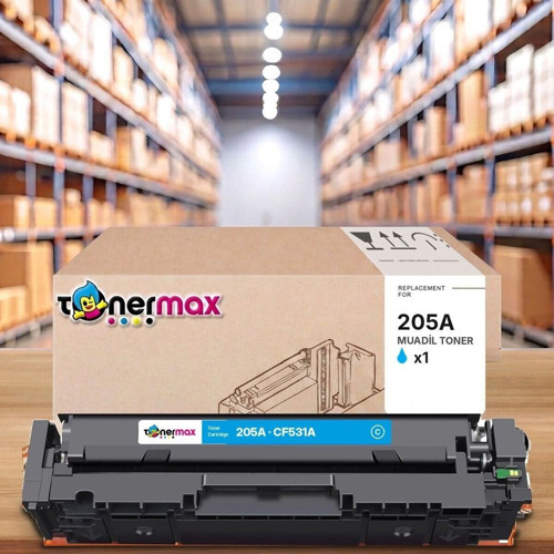 HP Color LaserJet Pro MFP M181fw CF531A Mavi Muadil Toner Çipli