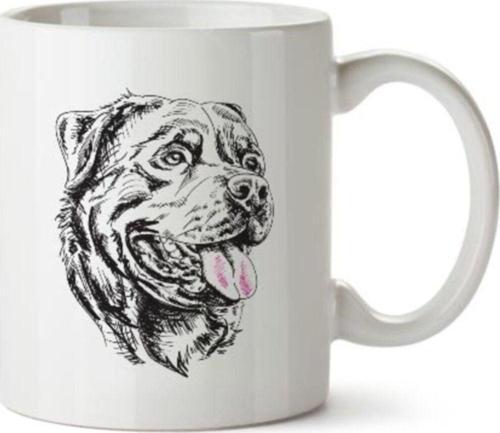 Rottweiler Çizim Kupa