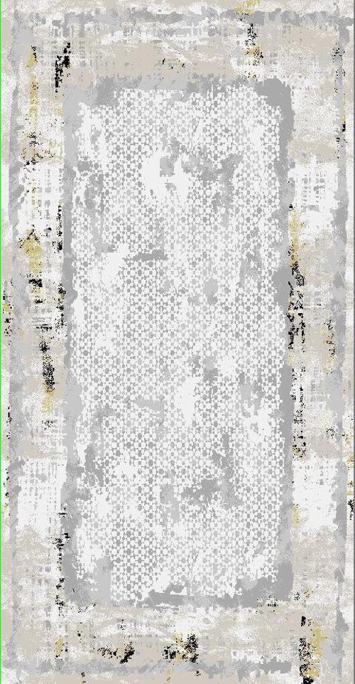 Diamond Halı 25012A 19592 GOLD SİYAH Model 200*280 Polip Leke Tutmaz Modern Çizgi