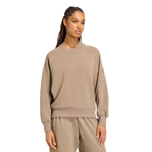 Soft Lux Loose Kadın Bej Sweatshirt