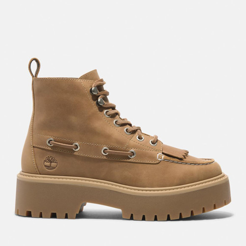 Stone Street Mid Lace Up Kadın Kahverengi Bot