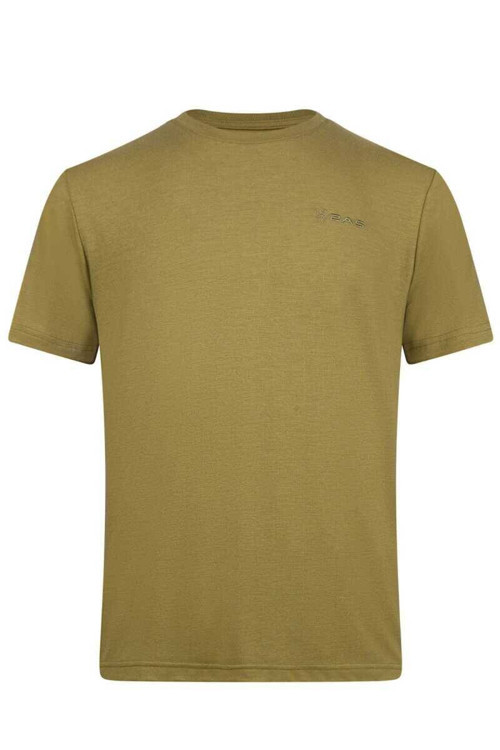 Viloft Sıfır Yaka Yeşil Erkek T-Shirt