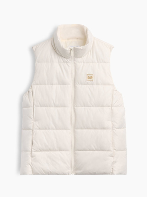 V-FRCH LOGO LW PUFFER VEST KADIN BEYAZ YELEK 910105004