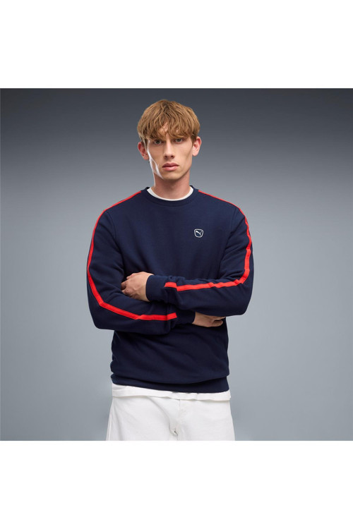 ESS ELEVATED Crew ERKEK LACİVERT SWEATSHIRT 69471906