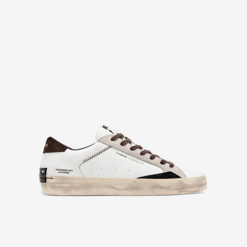 Erkek Sneaker 10003AA9.10 Crime London DISTRESSED 10/C08K White