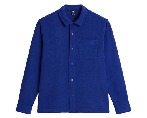 M OPEN RANGE FLEECE LONG SLEEVE SHIRT Erkek Outdoor Polar Ceket NF0A8JK3NLV1 Mavi
