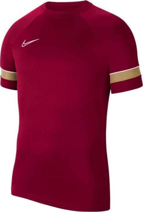 Cw6101 Dri Fit Academy T-Shirt Bordo