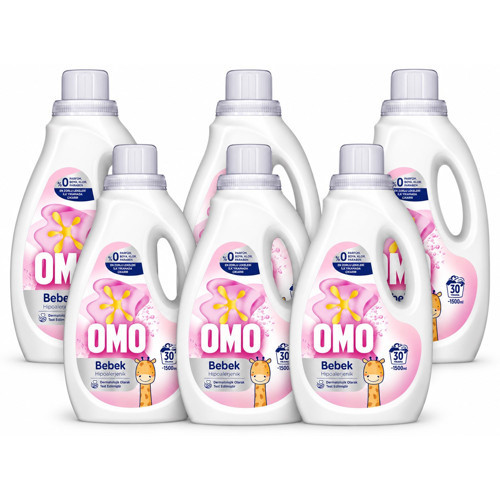 Bebek Sıvı Çamaşır Deterjanı 1500 ml x 6 Adet