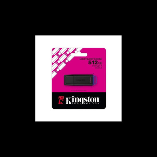 Kıngston Dtxg2/512gb Usb 3.2 Datatraveler Exodia Gen 1 Flash Bellek (siyah-mor)