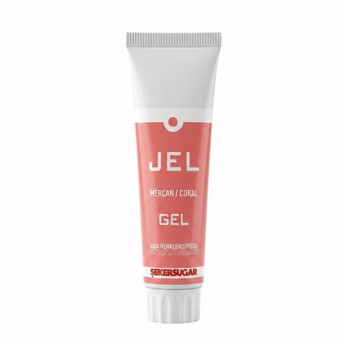 Şeker & Sugar Mercan Jel Gıda (Boyası) Renklendiricisi 100 g
