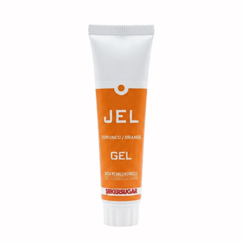 Şeker & Sugar Turuncu Jel Gıda (Boyası) Renklendiricisi 100 g