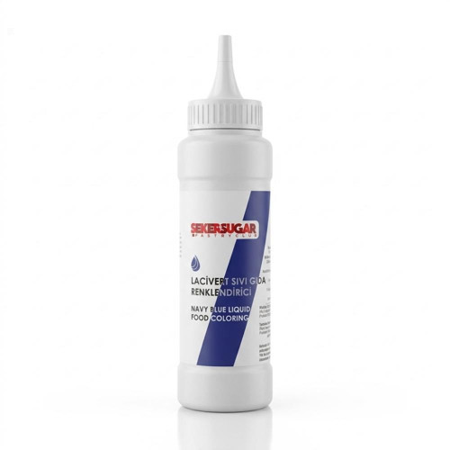 Şeker & Sugar Lacivert Sıvı Gıda (Boyası) Renklendirici 250 ML