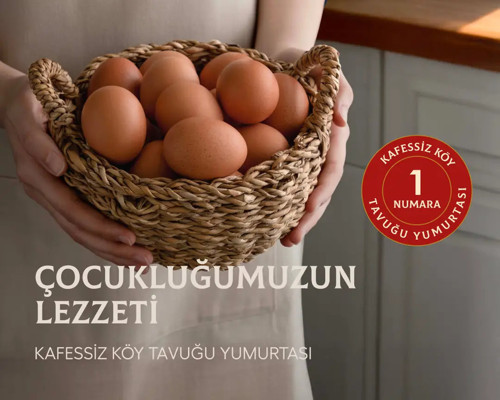 Hasanbey Kafessiz Köy Tavuğu Yumurtası 30 Adet