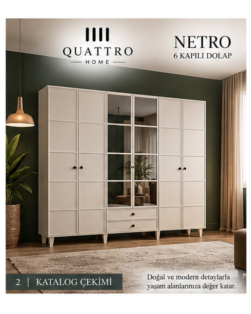 NETRO 6 KAPAKLI DOLAP