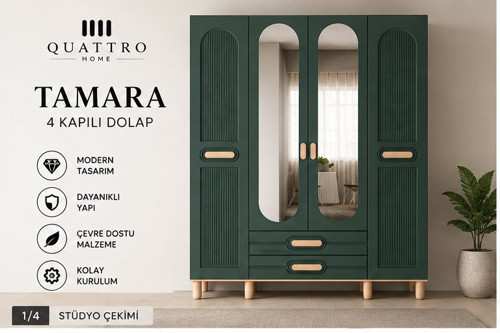 TAMARA 4 KAPAKLI DOLAP