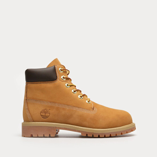 Premium 6 Inch Lace Up Waterproof Çocuk Sarı Bot