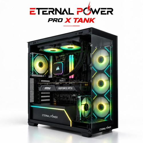 AMD Ryzen 7 9800X3D - MSI GeForce RTX 4070 Ventus 2X - 16GB DDR5 6000MHz RAM - 1TB NVMe M.2 SSD - Corsair