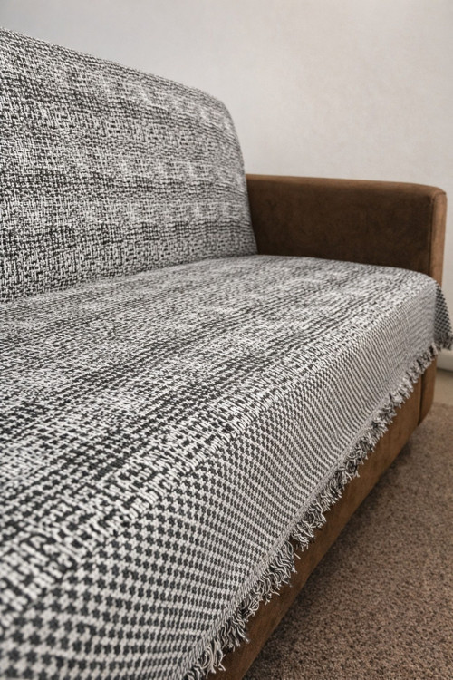 %100 Pamuk Koltuk Örtüsü – Oturma ve Sırt Kısmını Kaplayan Koruyucu Örtü 180 X 220