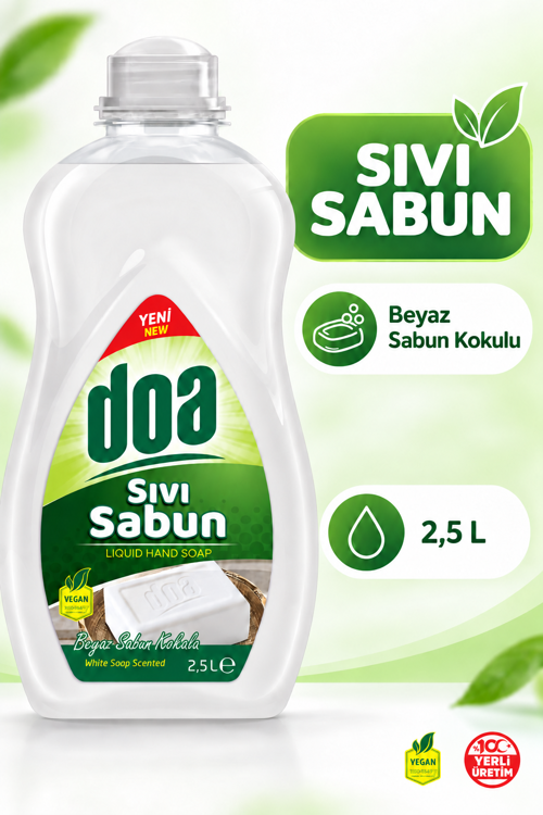 Sıvı Sabun Beyaz Sabun / 2500 Ml