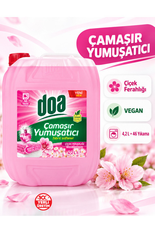 Yumuşatıcı Çiçek Ferahlığı Bidon 4,2 Lt