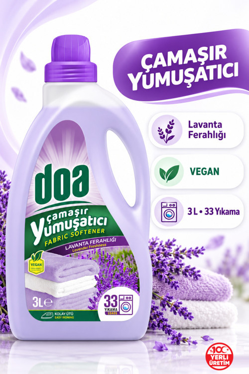 Çamaşır Yumuşatıcı Lavanta Ferahlığı /3 Lt