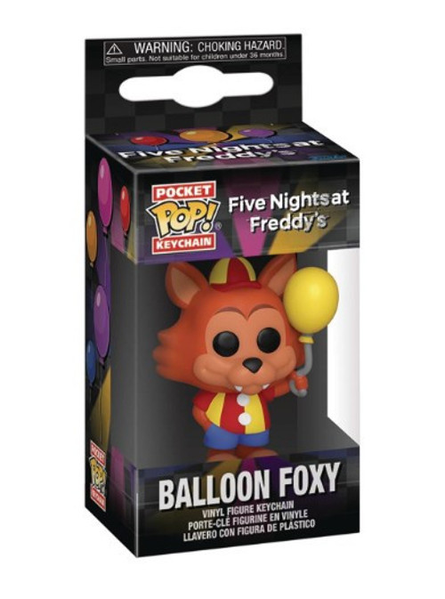 Pop Pocket Keychain Balloon Foxy