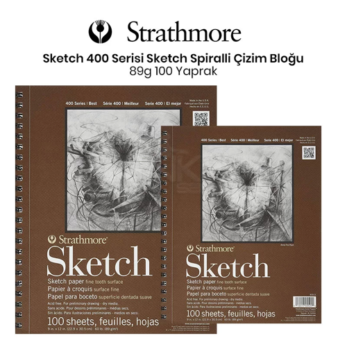 Sketch Spiralli Blok 89g 100 Yaprak 400 Series