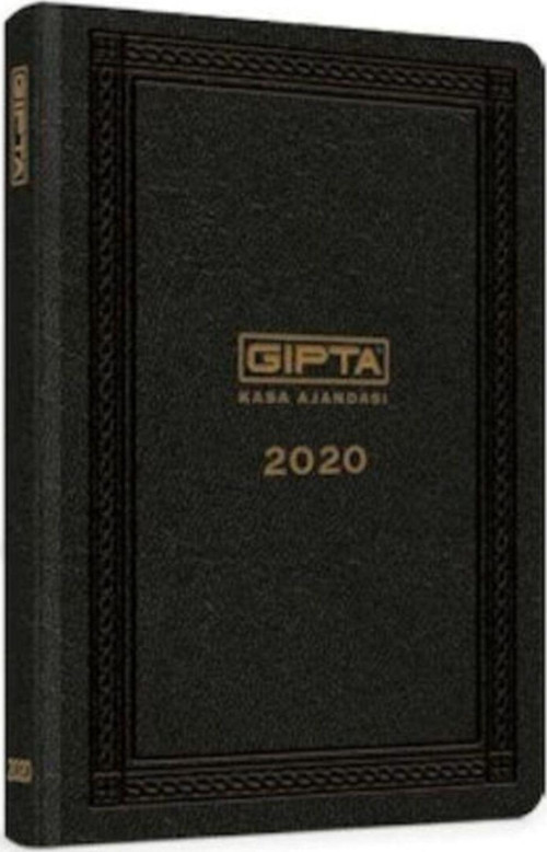 Siyah 2020 Kasa Ajandası 14X20