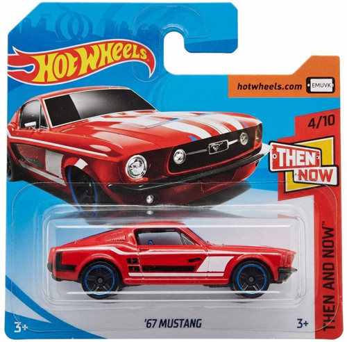 '67 Mustang - Kırmızı - 2018 - FJX91 - 1/64